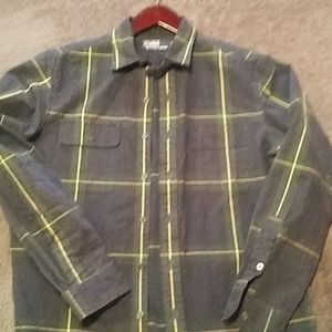 Mens Ralph Lauren tartan button up shirt